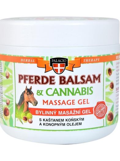 Pferde balsam Kaštan koňský s Cannabis 500 ml