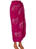 Šátek na pláž 110x130cm ružová